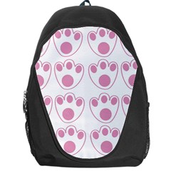 Rabbit Feet Paw Pink Foot Animals Backpack Bag