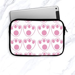 Rabbit Feet Paw Pink Foot Animals Apple Ipad Mini Zipper Cases by Mariart