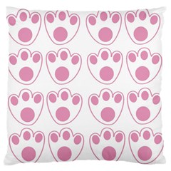 Rabbit Feet Paw Pink Foot Animals Standard Flano Cushion Case (Two Sides)