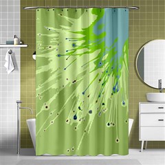 Big Bang Shower Curtain 48  X 72  (small)  by ValentinaDesign