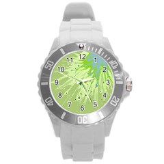 Big Bang Round Plastic Sport Watch (l) by ValentinaDesign