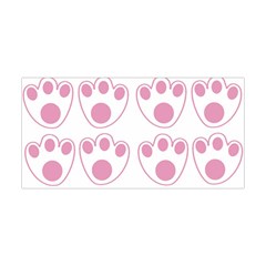 Rabbit Feet Paw Pink Foot Animals Yoga Headband by Mariart