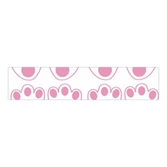 Rabbit Feet Paw Pink Foot Animals Velvet Scrunchie by Mariart