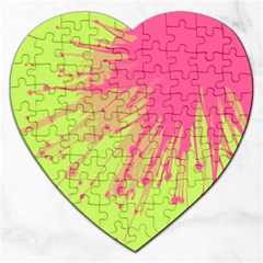 Big Bang Jigsaw Puzzle (heart) by ValentinaDesign