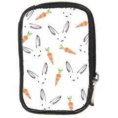 Rabbit Carrot Pattern Weft Step Face Compact Camera Cases by Mariart