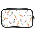 Rabbit Carrot Pattern Weft Step Face Toiletries Bags 2-Side Front