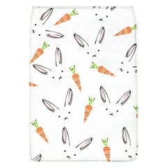 Rabbit Carrot Pattern Weft Step Face Flap Covers (l)  by Mariart