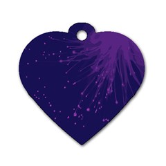 Big Bang Dog Tag Heart (one Side) by ValentinaDesign