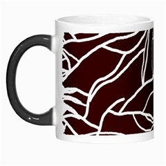 River System Line Brown White Wave Chevron Morph Mugs by Mariart