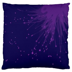 Big Bang Large Cushion Case (two Sides) by ValentinaDesign