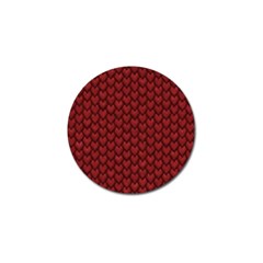 Red Snakeskin Snak Skin Animals Golf Ball Marker (10 Pack) by Mariart