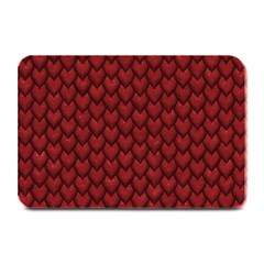 Red Snakeskin Snak Skin Animals Plate Mats by Mariart