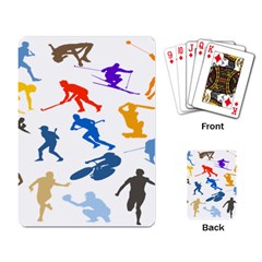 Sport Player Playing Playing Card