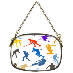 Sport Player Playing Chain Purses (one Side)  by Mariart