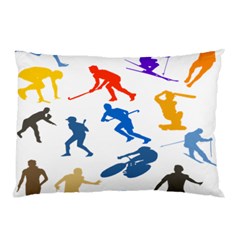 Sport Player Playing Pillow Case by Mariart