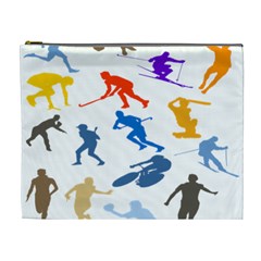 Sport Player Playing Cosmetic Bag (xl) by Mariart