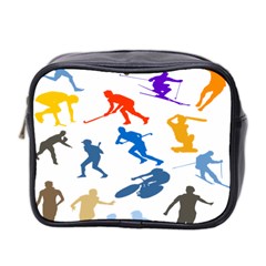 Sport Player Playing Mini Toiletries Bag 2-side by Mariart