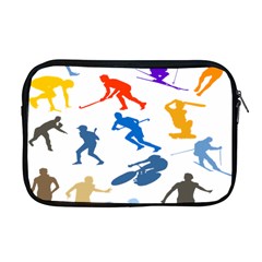 Sport Player Playing Apple Macbook Pro 17  Zipper Case by Mariart