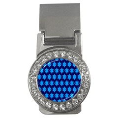 Star Blue Space Wave Chevron Sky Money Clips (cz)  by Mariart