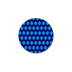 Star Blue Space Wave Chevron Sky Golf Ball Marker (10 Pack) by Mariart