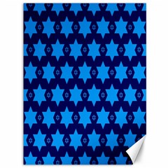 Star Blue Space Wave Chevron Sky Canvas 36  X 48  