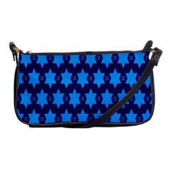 Star Blue Space Wave Chevron Sky Shoulder Clutch Bags by Mariart