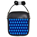 Star Blue Space Wave Chevron Sky Girls Sling Bags Front