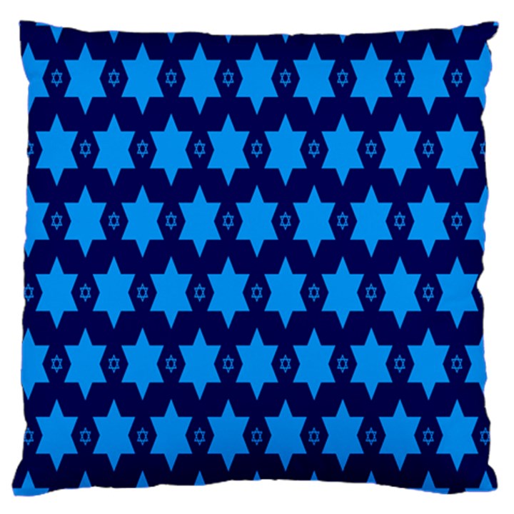 Star Blue Space Wave Chevron Sky Large Cushion Case (Two Sides)