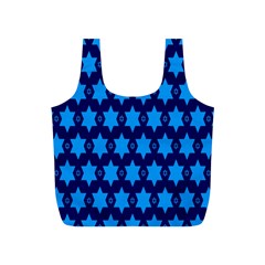 Star Blue Space Wave Chevron Sky Full Print Recycle Bags (s)  by Mariart