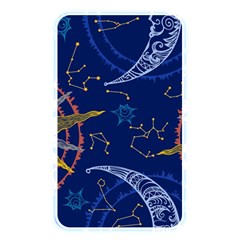 Sun Moon Seamless Star Blue Sky Space Face Circle Memory Card Reader by Mariart