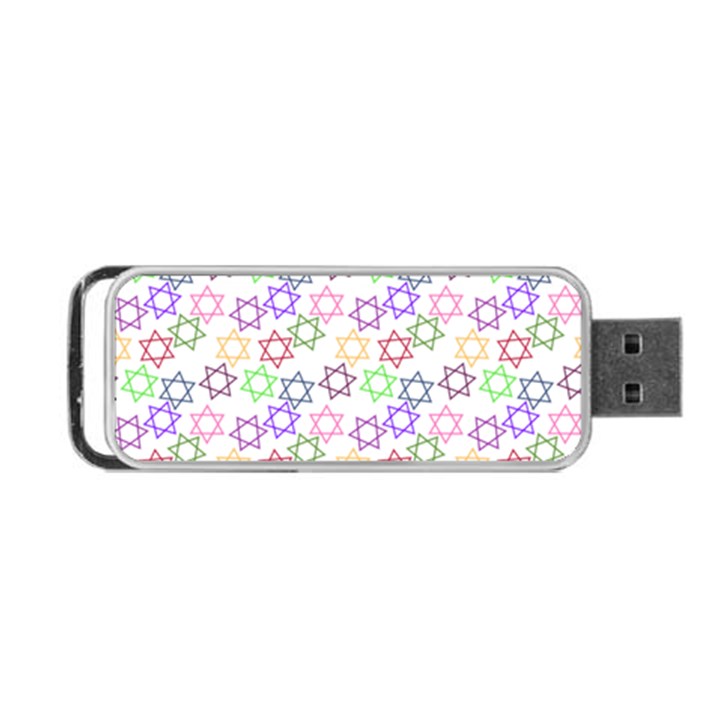 Star Space Color Rainbow Pink Purple Green Yellow Light Neons Portable USB Flash (One Side)