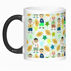 Kids Football Players Playing Sports Star Morph Mugs by Mariart