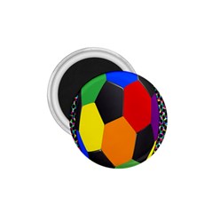 Team Soccer Coming Out Tease Ball Color Rainbow Sport 1 75  Magnets by Mariart