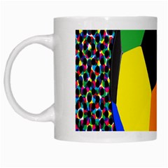 Team Soccer Coming Out Tease Ball Color Rainbow Sport White Mugs by Mariart