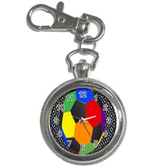 Team Soccer Coming Out Tease Ball Color Rainbow Sport Key Chain Watches by Mariart