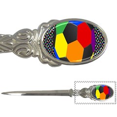 Team Soccer Coming Out Tease Ball Color Rainbow Sport Letter Openers by Mariart