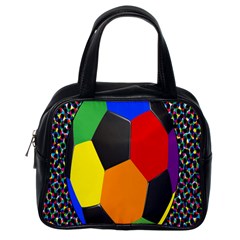 Team Soccer Coming Out Tease Ball Color Rainbow Sport Classic Handbags (one Side) by Mariart