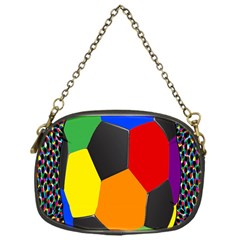 Team Soccer Coming Out Tease Ball Color Rainbow Sport Chain Purses (one Side)  by Mariart