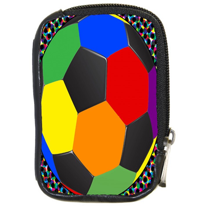 Team Soccer Coming Out Tease Ball Color Rainbow Sport Compact Camera Cases