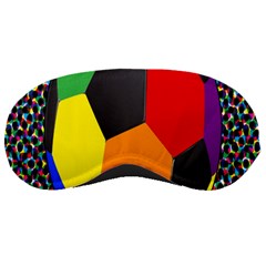 Team Soccer Coming Out Tease Ball Color Rainbow Sport Sleeping Masks by Mariart