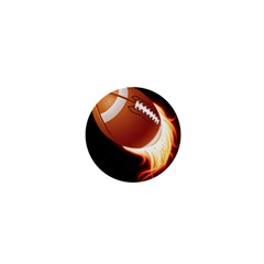 Super Football American Sport Fire 1  Mini Buttons by Mariart