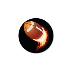 Super Football American Sport Fire Golf Ball Marker (10 Pack) by Mariart