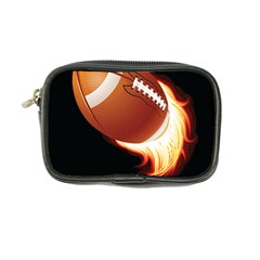 Super Football American Sport Fire Coin Purse