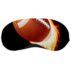 Super Football American Sport Fire Sleeping Masks by Mariart