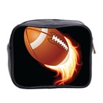 Super Football American Sport Fire Mini Toiletries Bag 2-Side Back