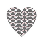 Tagged Bunny Illustrator Rabbit Animals Face Heart Magnet Front