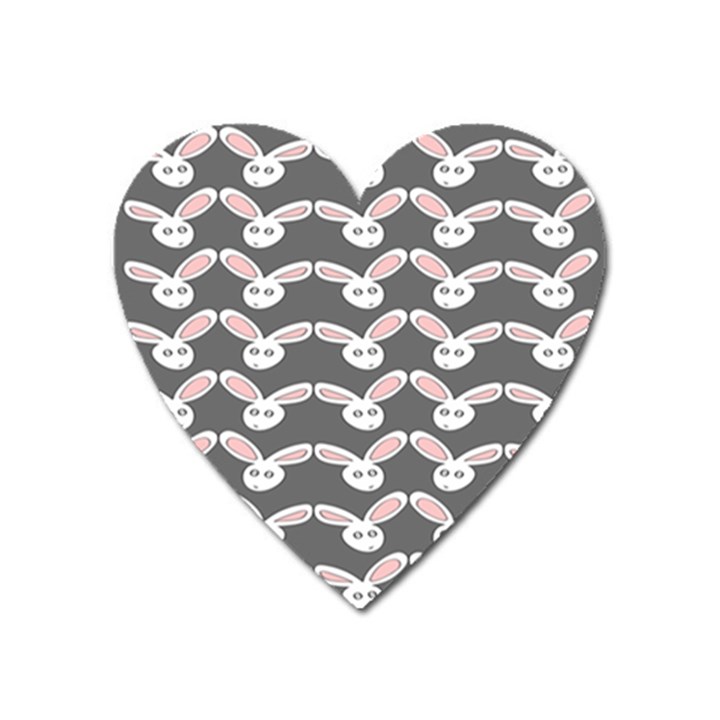 Tagged Bunny Illustrator Rabbit Animals Face Heart Magnet