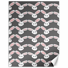 Tagged Bunny Illustrator Rabbit Animals Face Canvas 12  X 16   by Mariart