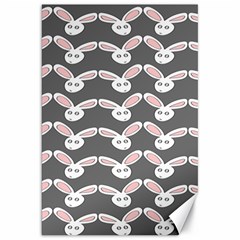 Tagged Bunny Illustrator Rabbit Animals Face Canvas 20  X 30   by Mariart