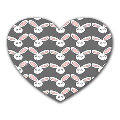 Tagged Bunny Illustrator Rabbit Animals Face Heart Mousepads